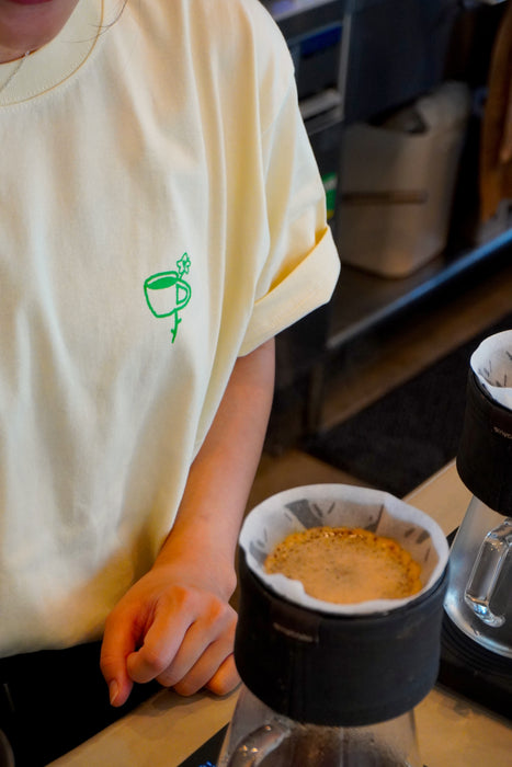 Pibesona Face™︎ × PART COFFEE Tee - Ivory