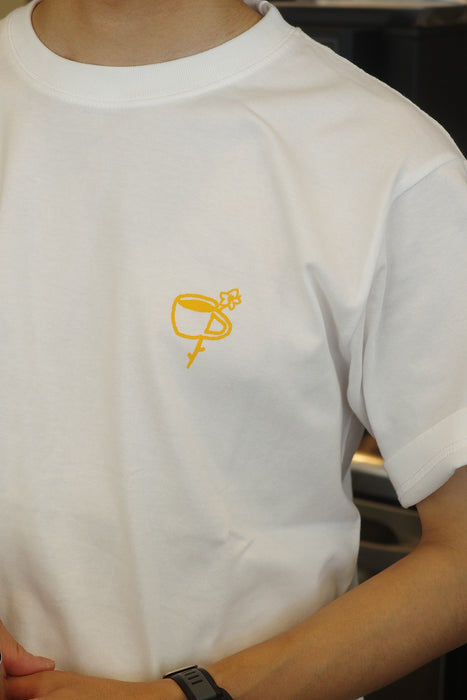 Pibesona Face™︎ × PART COFFEE Tee - White 　